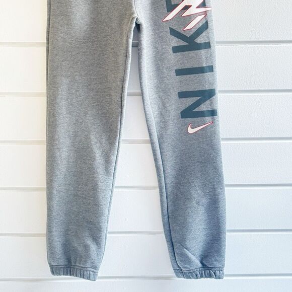 Nike 3 BRAND Kids' Vertical Logo Joggers In White/Carbon Light Grey Size XL NWOT - Picture 5 of 10